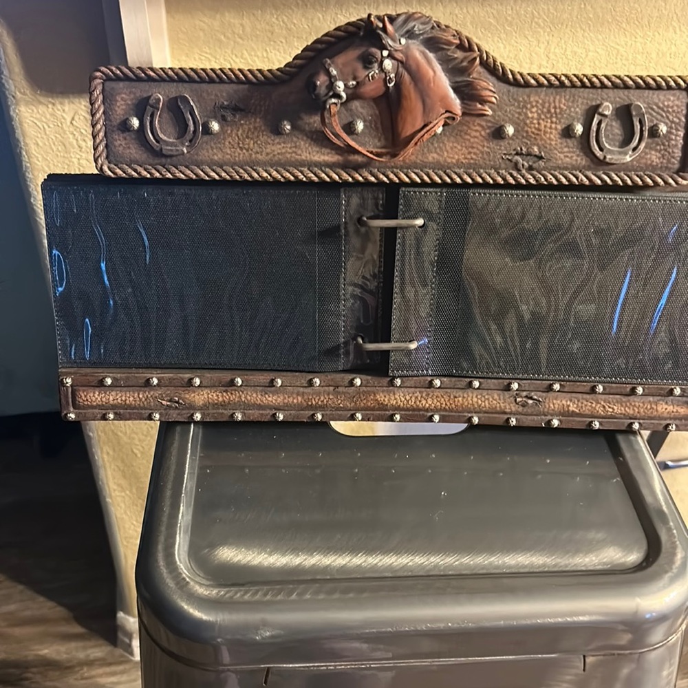 Western standing picture frame